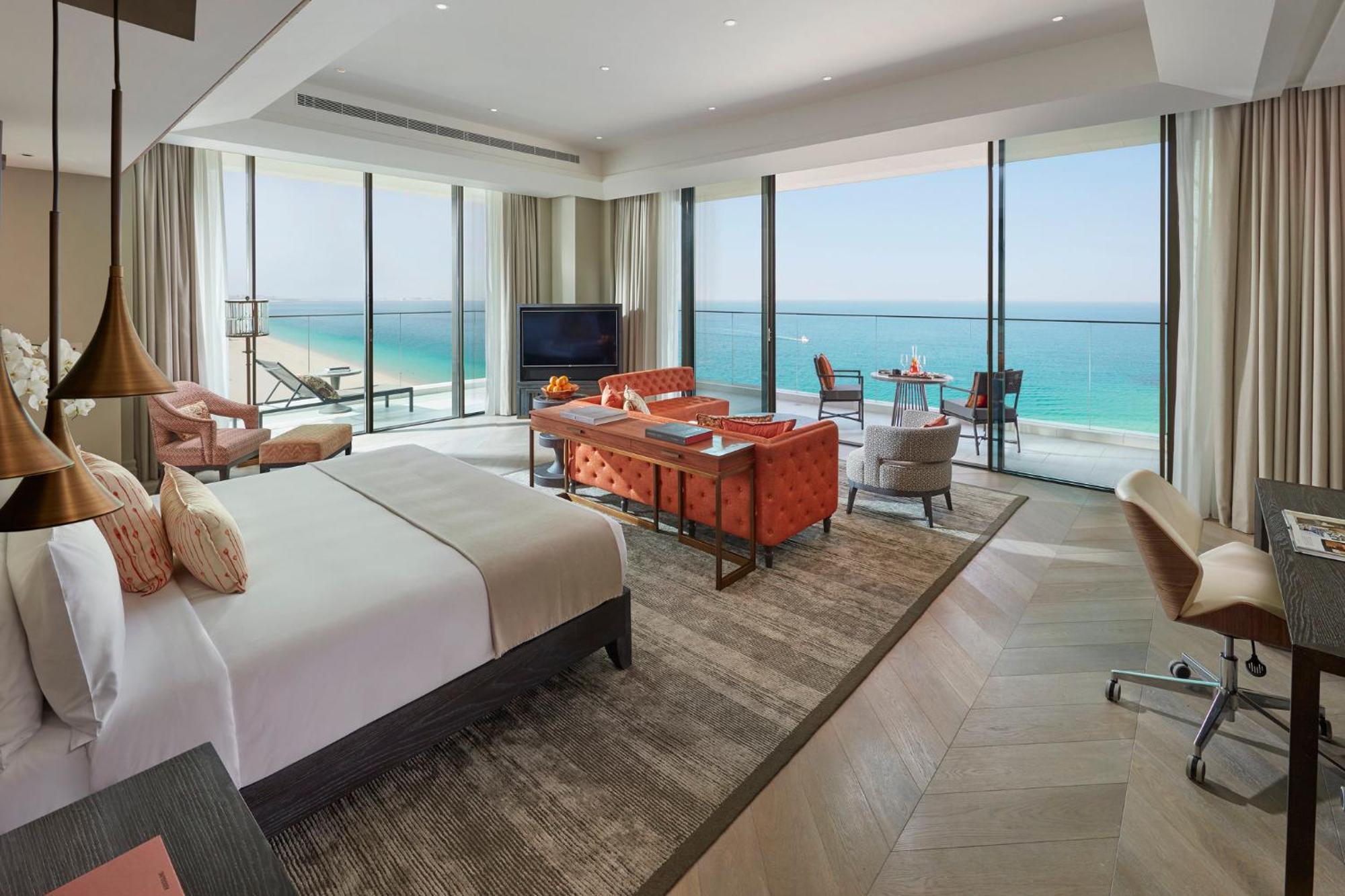 Mandarin Oriental Jumeira, Dubaj Kültér fotó A suite at the hotel