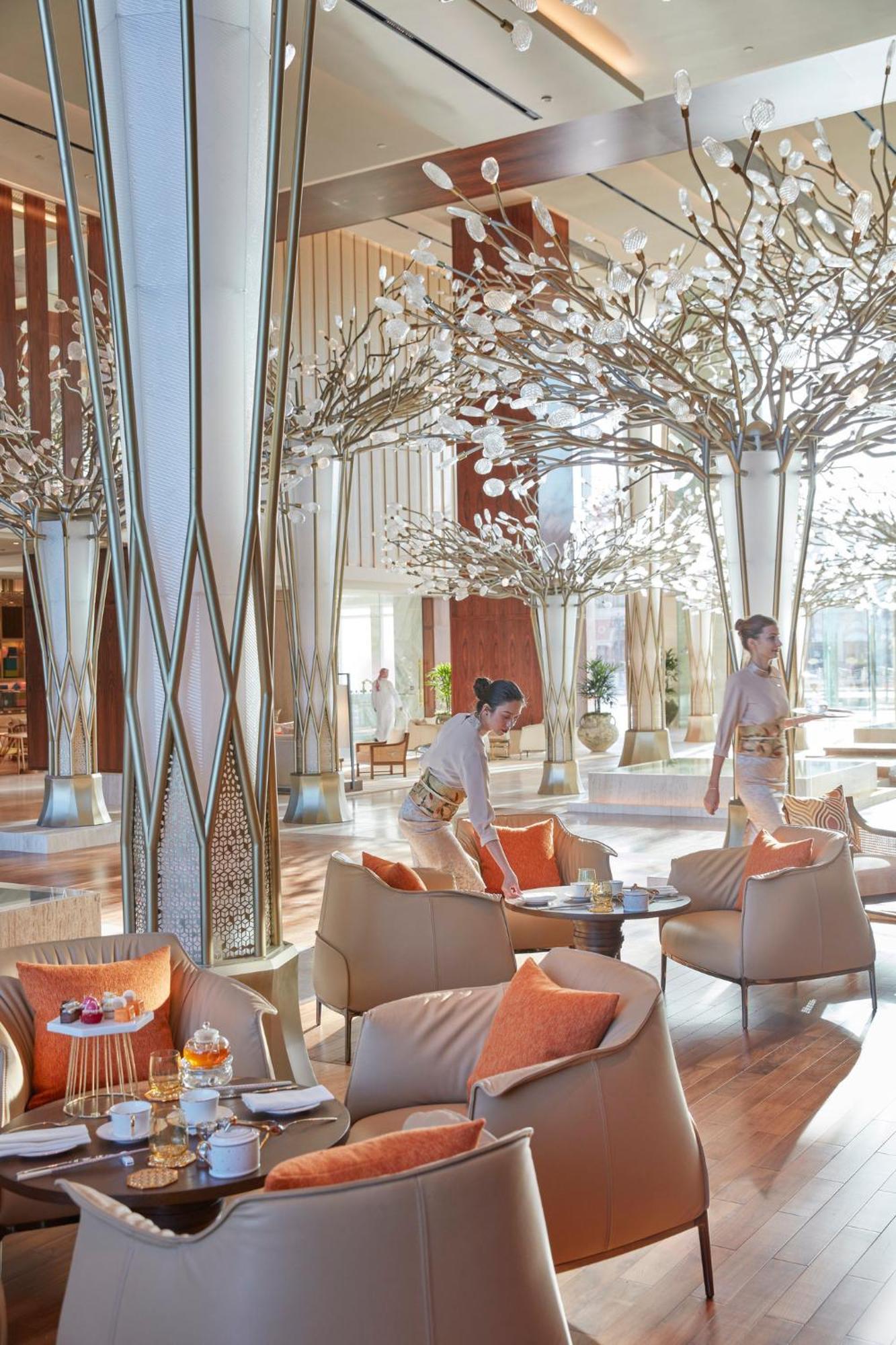 Mandarin Oriental Jumeira, Dubaj Kültér fotó The lobby of the hotel