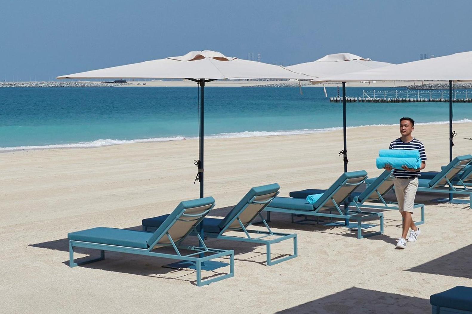 Mandarin Oriental Jumeira, Dubaj Kültér fotó Beach at Jumeirah Atlantis