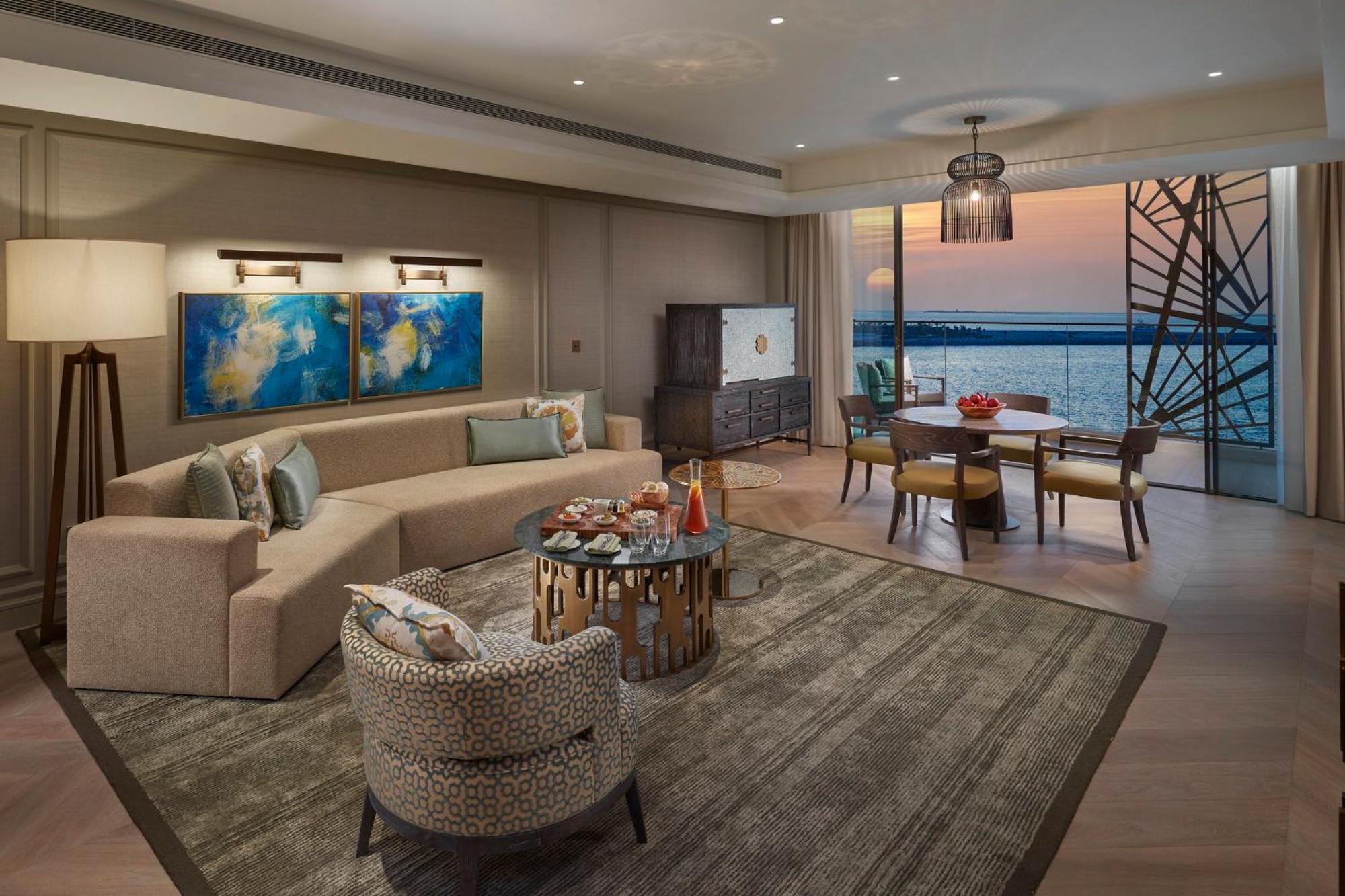Mandarin Oriental Jumeira, Dubaj Kültér fotó A suite at the hotel