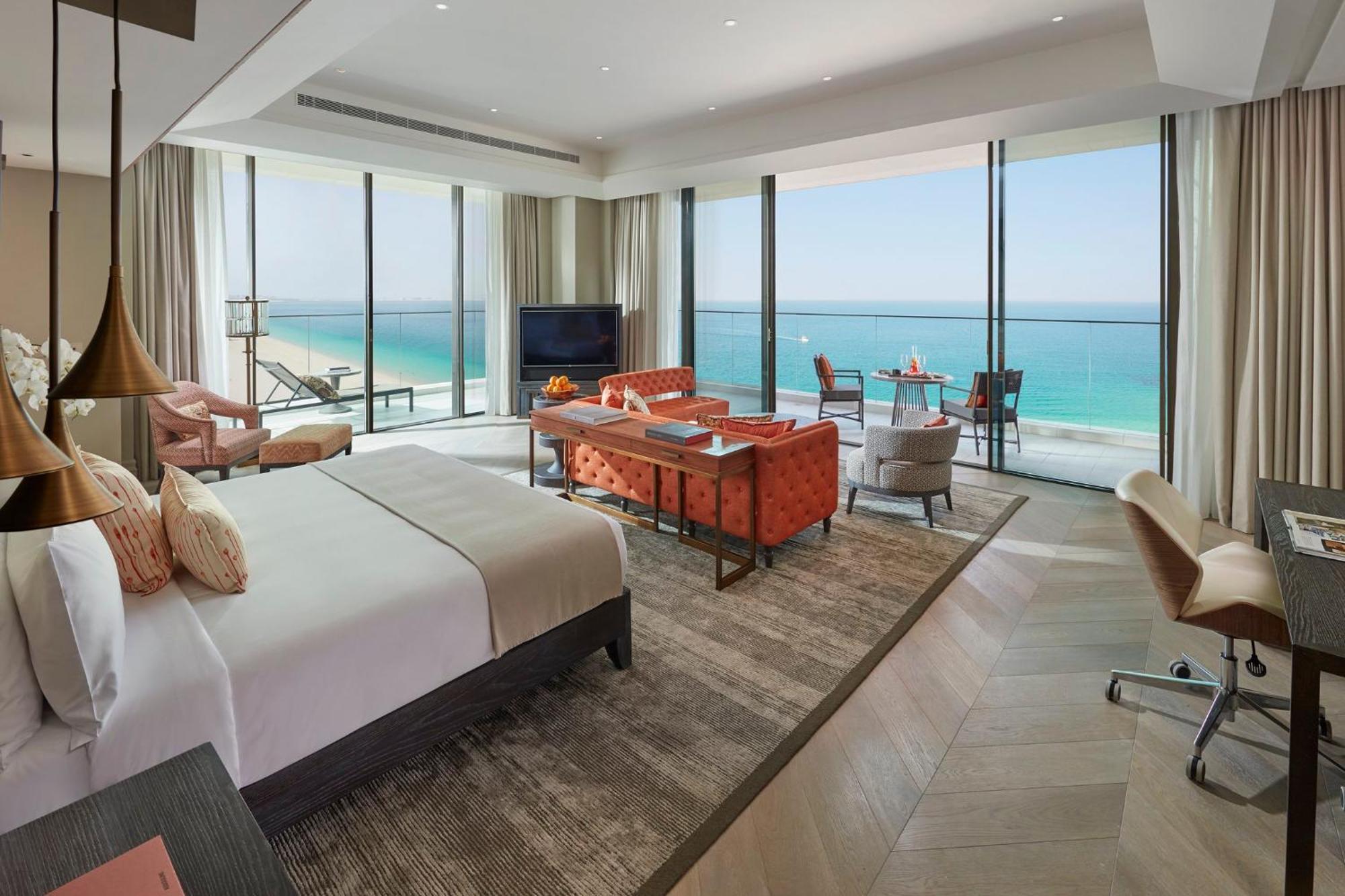 Mandarin Oriental Jumeira, Dubaj Kültér fotó A suite at the hotel