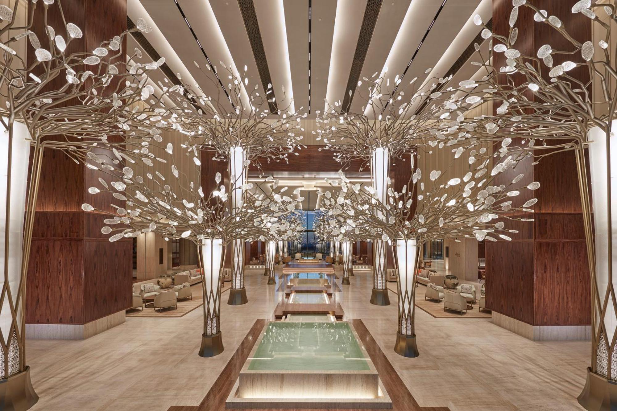 Mandarin Oriental Jumeira, Dubaj Kültér fotó The lobby of the Ritz-Carlton, DIFC