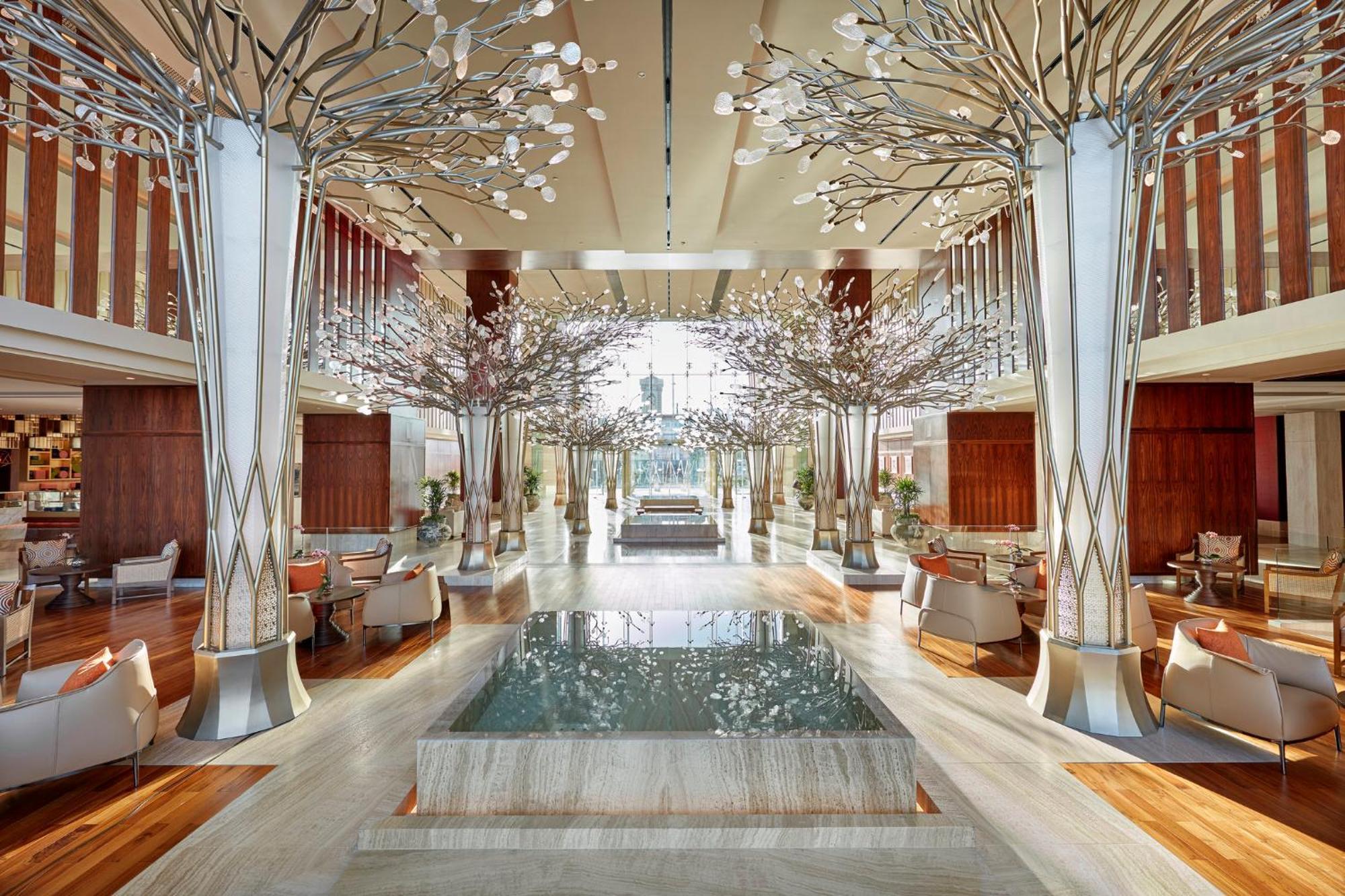 Mandarin Oriental Jumeira, Dubaj Kültér fotó The lobby of the hotel