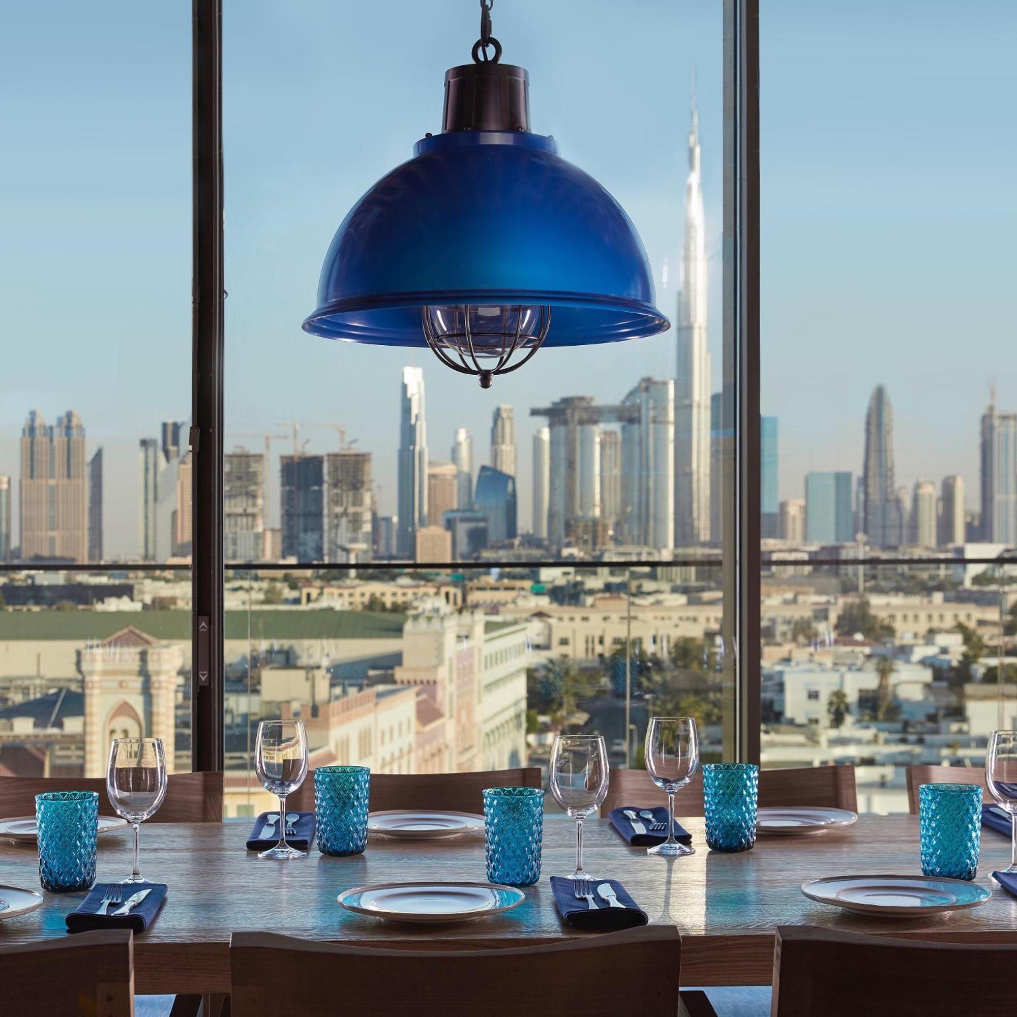 Mandarin Oriental Jumeira, Dubaj Kültér fotó View from the bar
